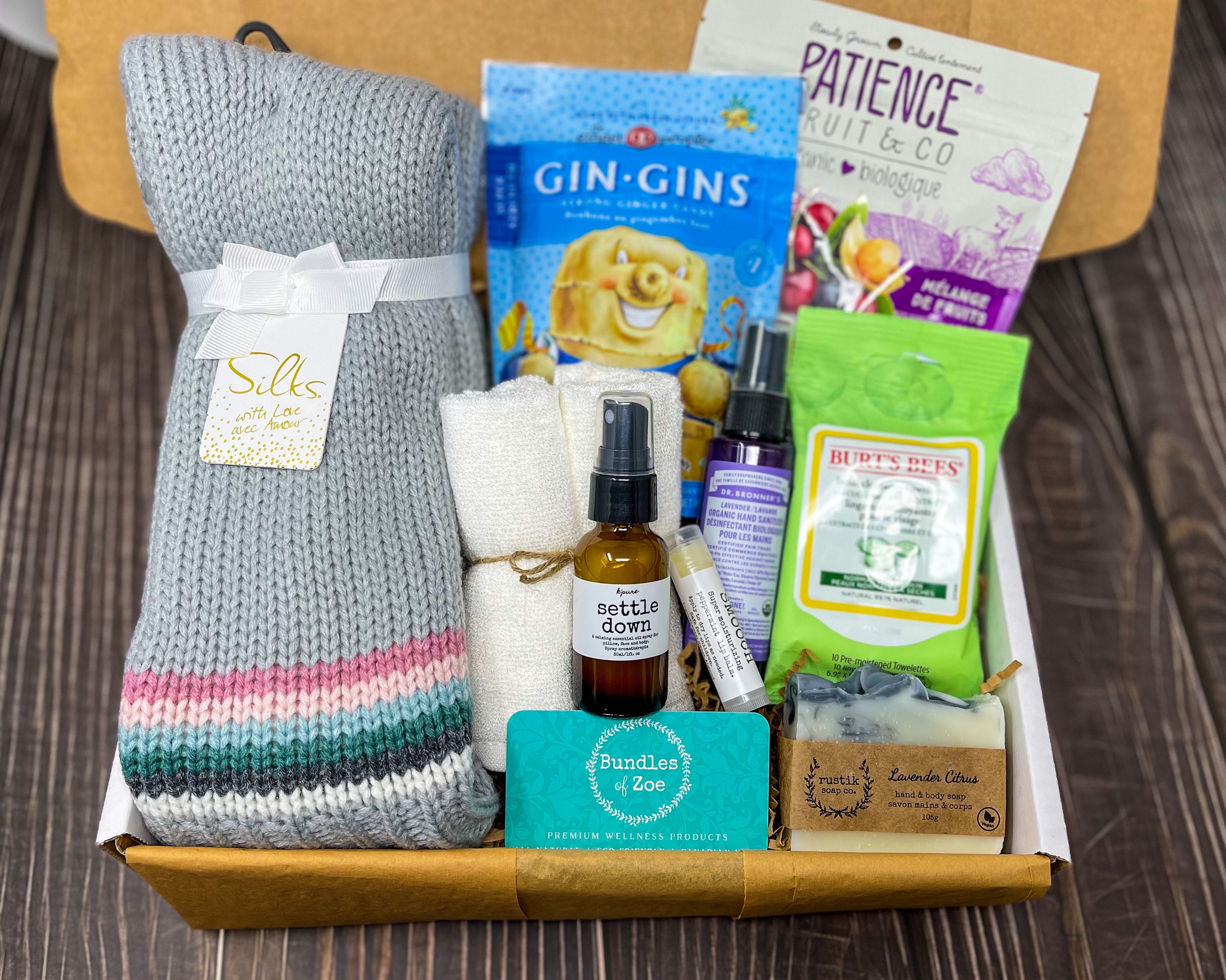 Cancer Gift Basket Chemotherapy Care Package Chemo Gift Etsy