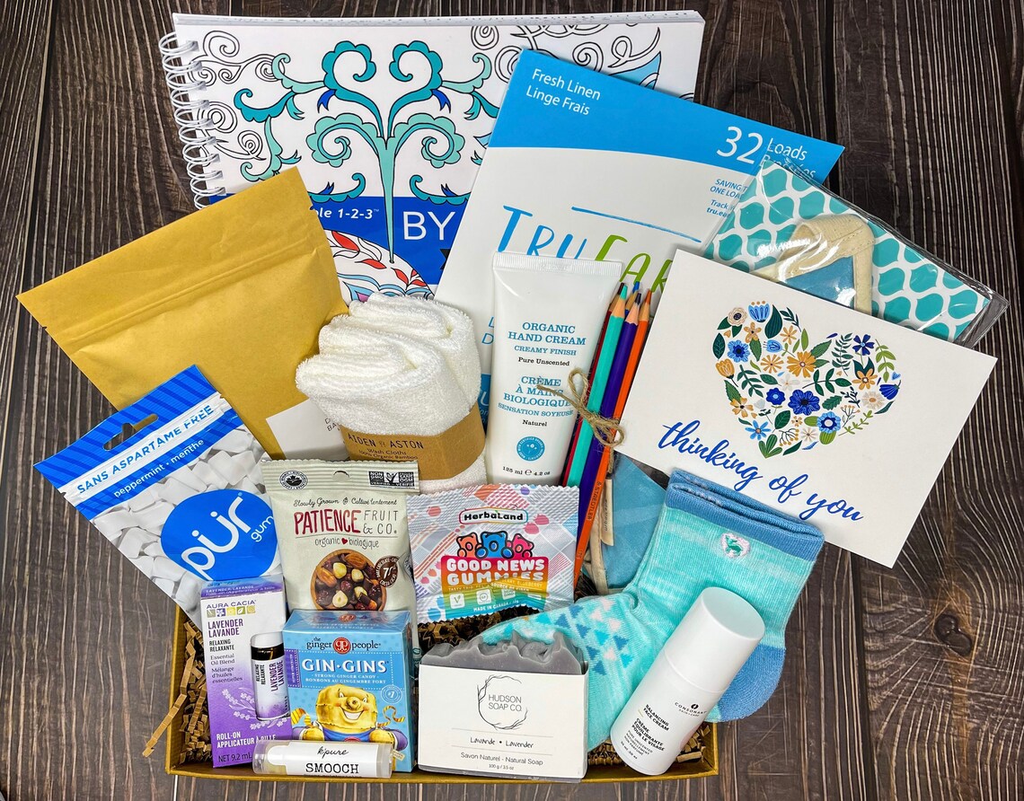 Cancer Gift Box Radiation Treatment Gift Basket Chemotherapy Etsy