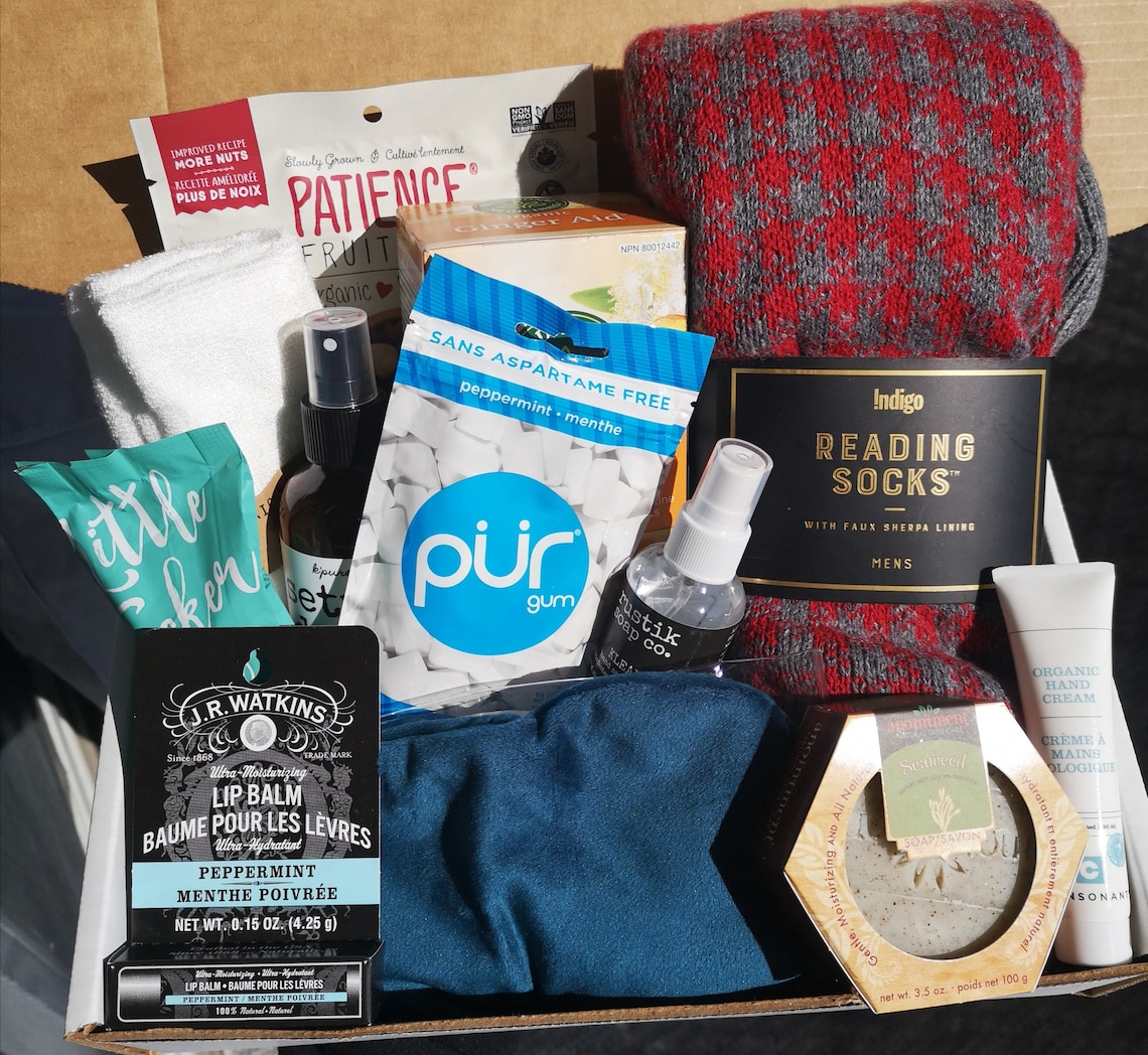 chemo-care-package-for-men-11-product-cancer-treatment-gift-etsy