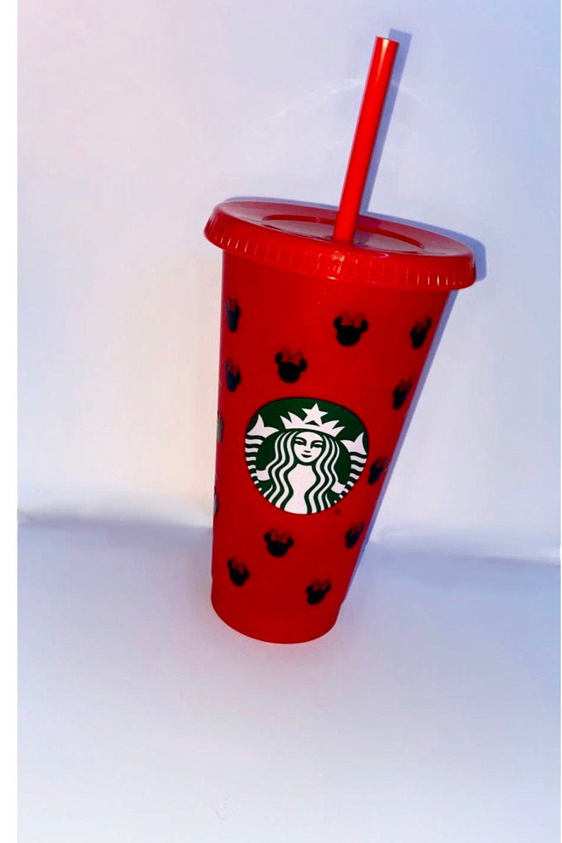 Minnie Mouse Starbucks Glitter Cup