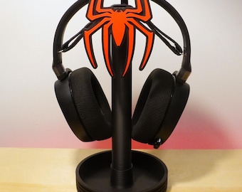 Spiderman Headphone Stand: Gamer Room Decor & Headset Holder