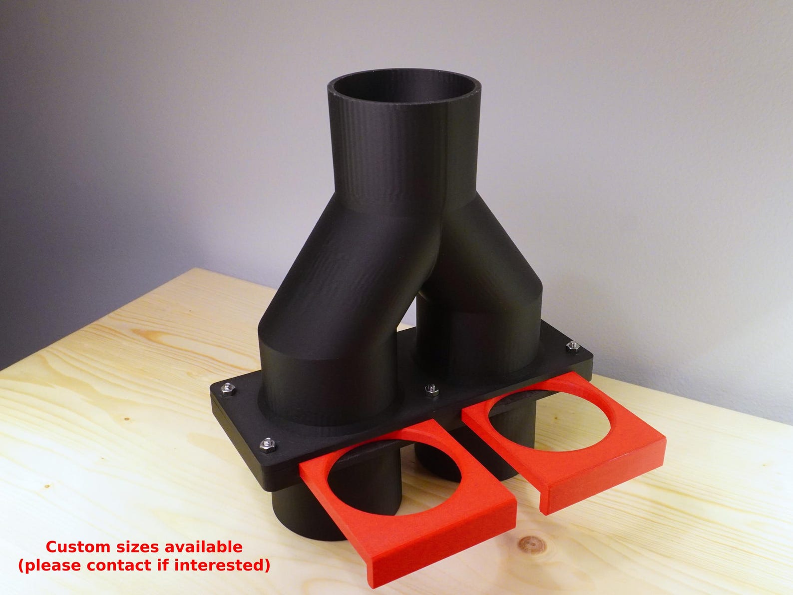 2-port Y Splitter With Blast Gate: Dust Collection for Woodworking - Etsy