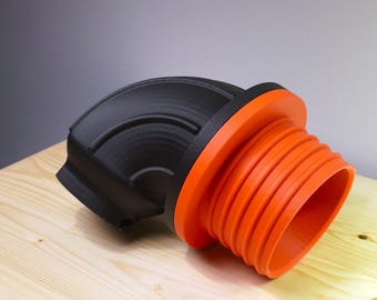 Accesorio de puerto de polvo compatible con cepilladora DeWalt DW735: adaptador hecho a medida para una mejor recolección de polvo, carpintería, taller, garaje