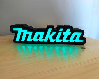 Makita LED Lightbox: USB Powered Garage Workshop Sign