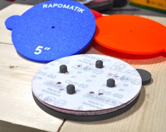 5" Orbit Sander Sandpaper Alignment Jig: Accurate Hole Placement