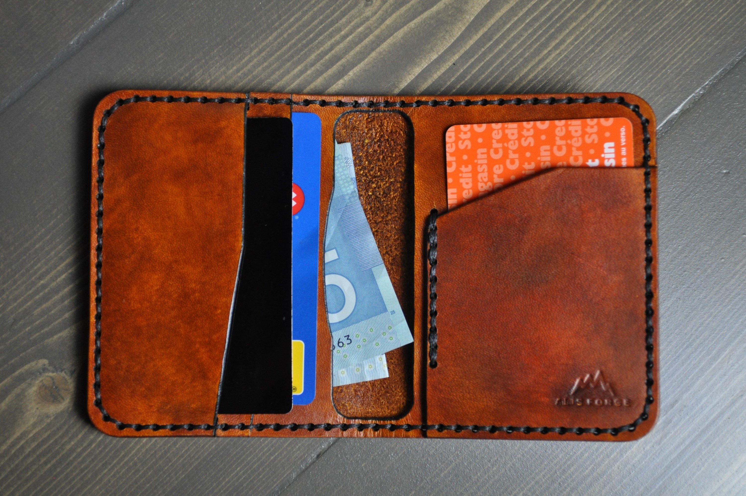 Bi-fold Wallet Pattern SVG DIY Wallet SVG Pattern Laser - Etsy