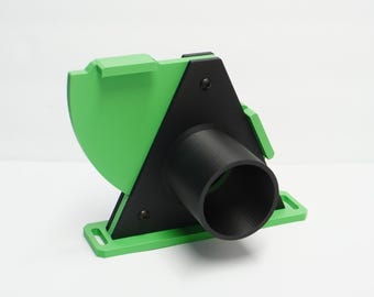 Custom Size Triangle Blast Gate, Single Outlet Dust Collection extraction, woodworking shop vac tools