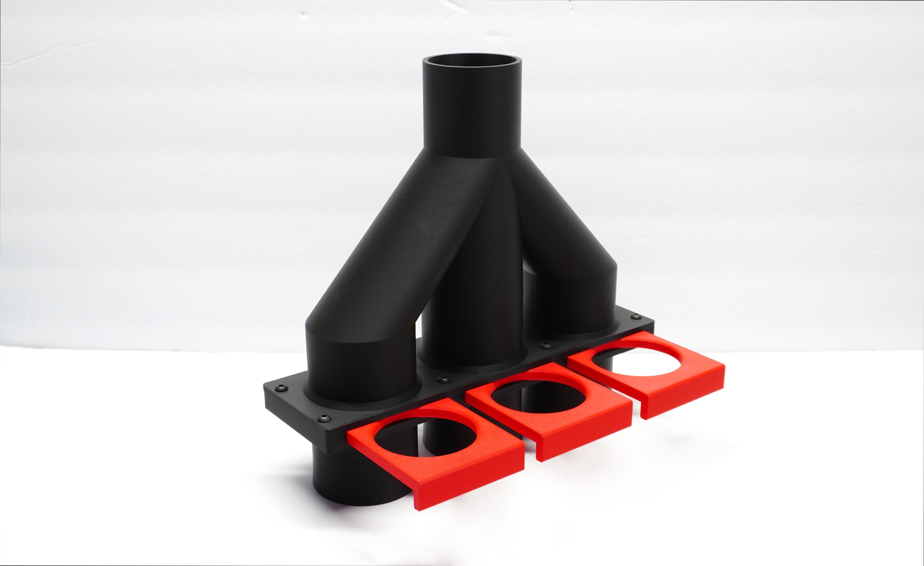 3-port Dust Collection Y Splitter With Blast Gates | Woodworking Shop ...