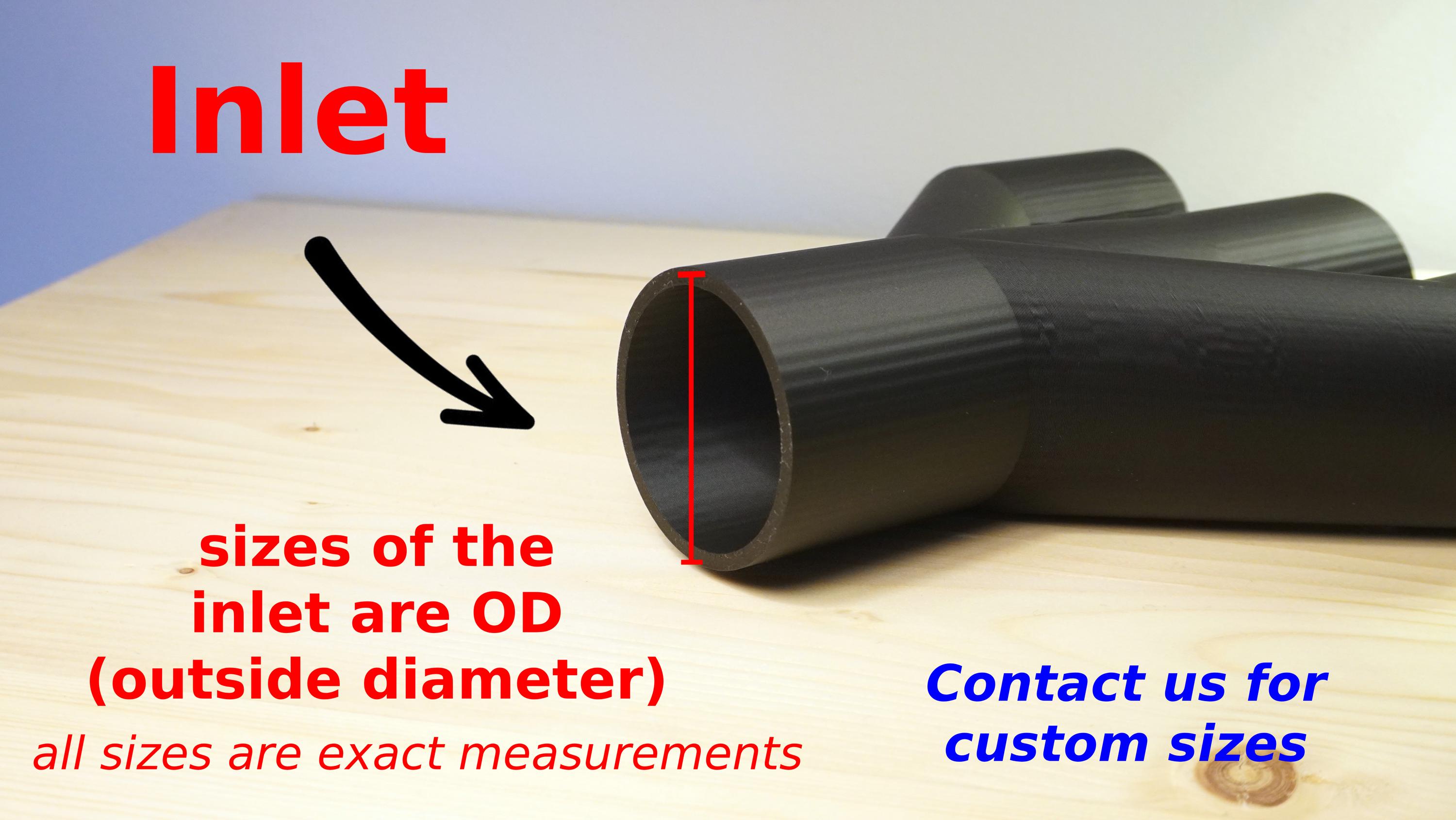 Customizable 3-port Dust Collection Splitter: Woodworking Shop Vac ...