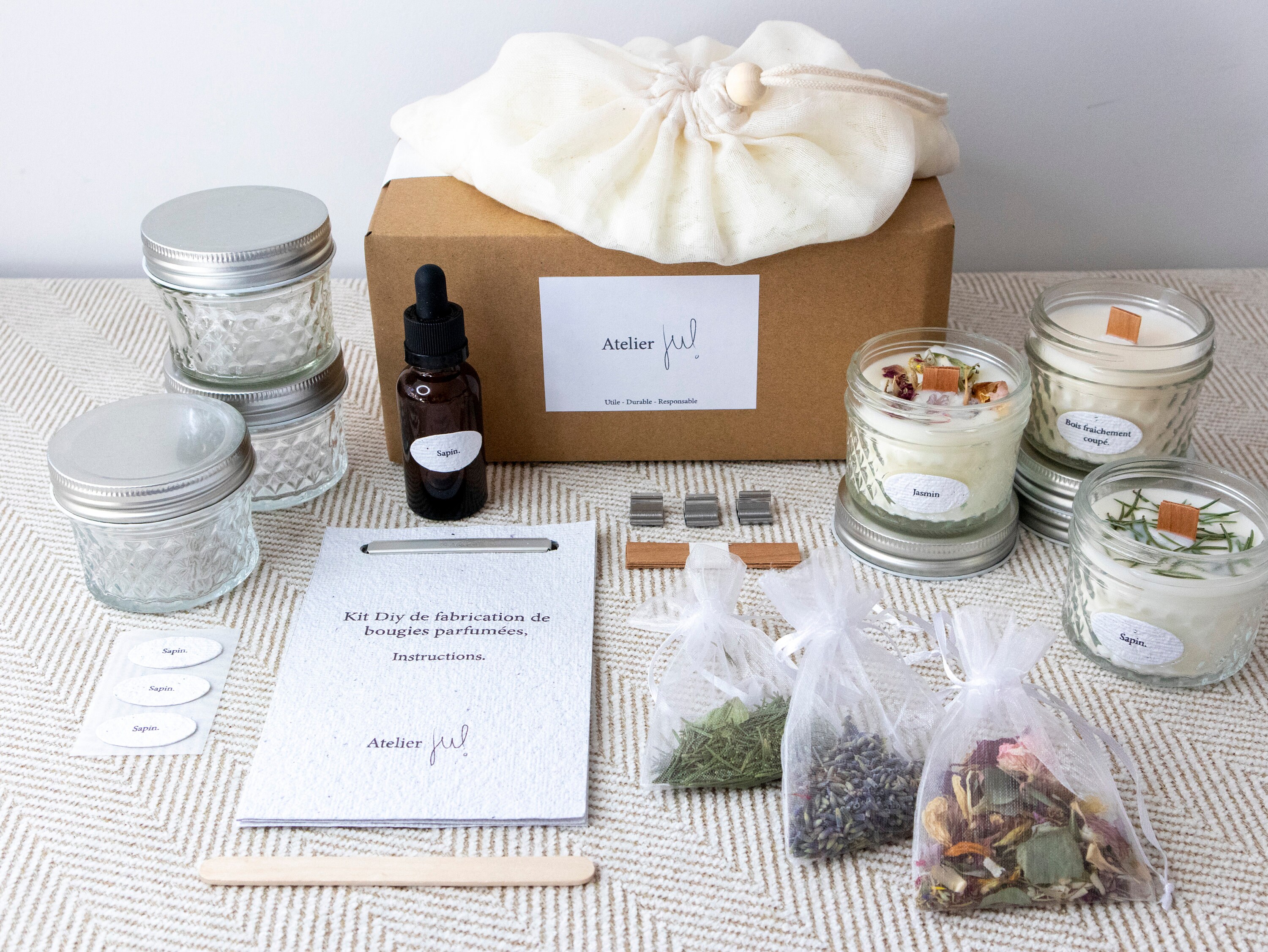 Diy kit of vegan scented candles for adults and children. Etsy