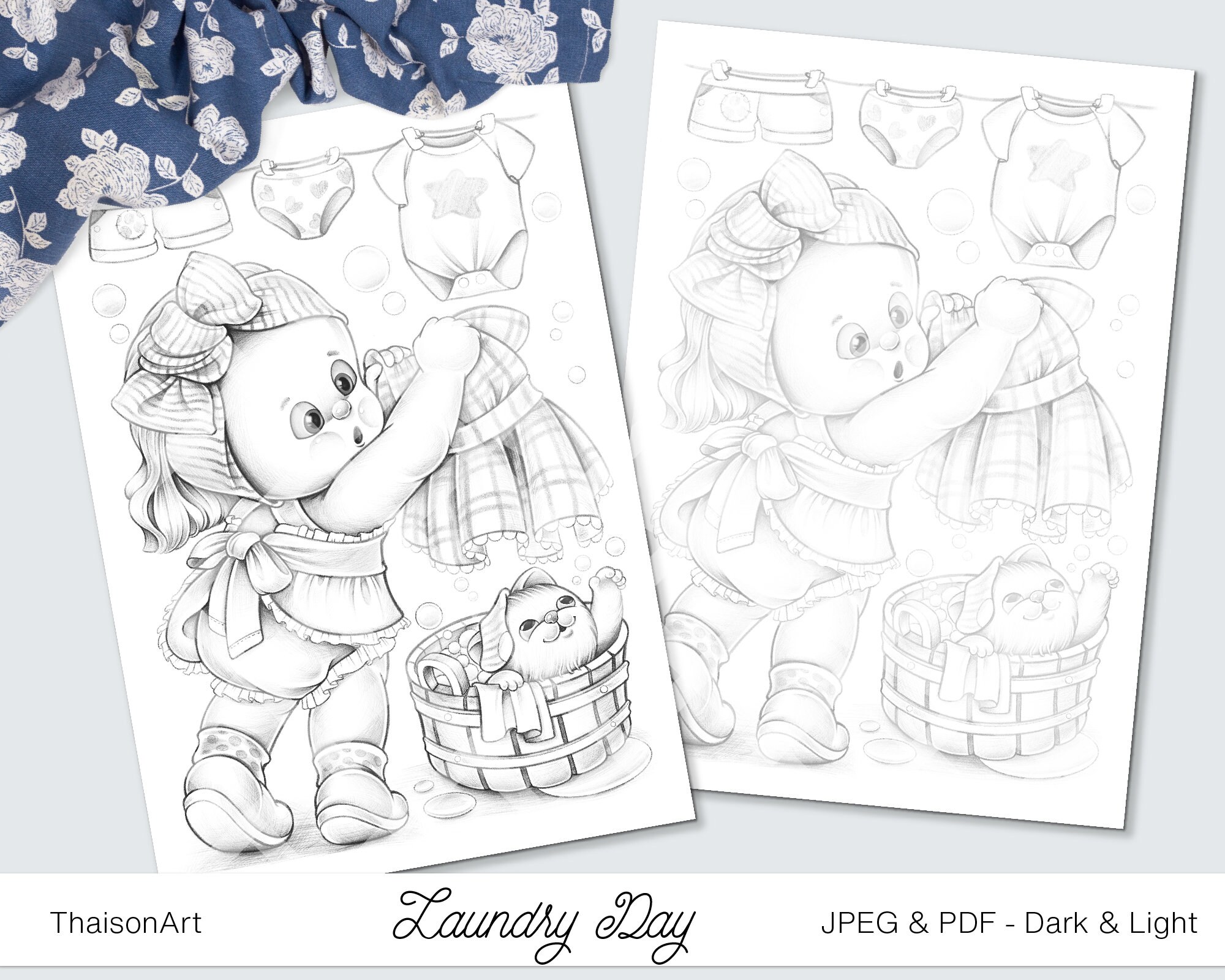 10 Printable Laundry Room Coloring Pages to Spruce Up Your Laundry Chores