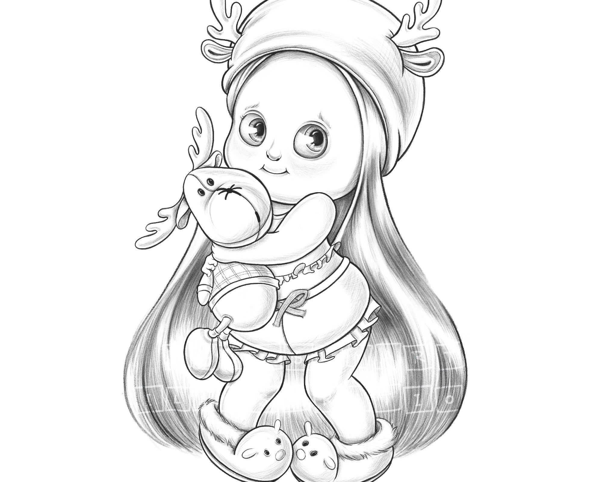 Baby Girl Coloring Pages For Kids