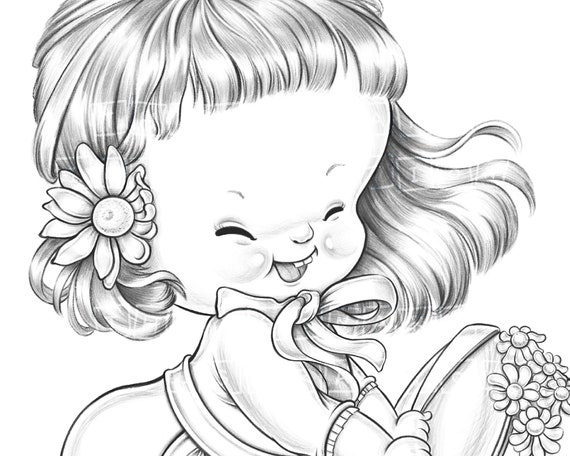 6+ Thousand Coloring Pages Adults Cute Girl Royalty-Free Images, Stock  Photos & Pictures