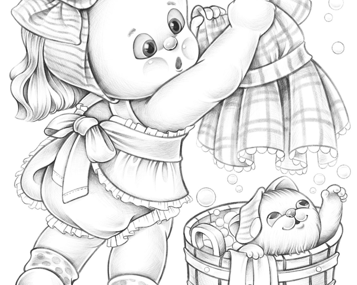 Doing Laundry Coloring Pages Coloring Pages