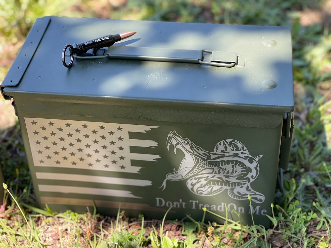 Tactical Engraved Ammunition Cans Fathers Day Gift Unique Etsy