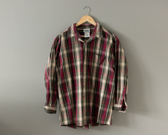Vintage Plaid Shirt | Northern Reflections Button