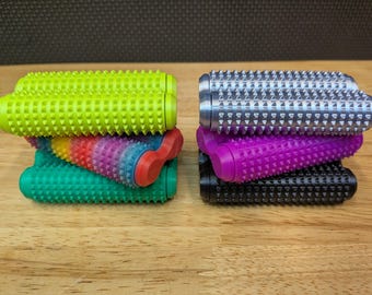 Silent Bearing Spike Dual Roller Fidget for Small and Medium Hands