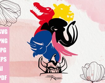 Download Power Rangers Svg Etsy