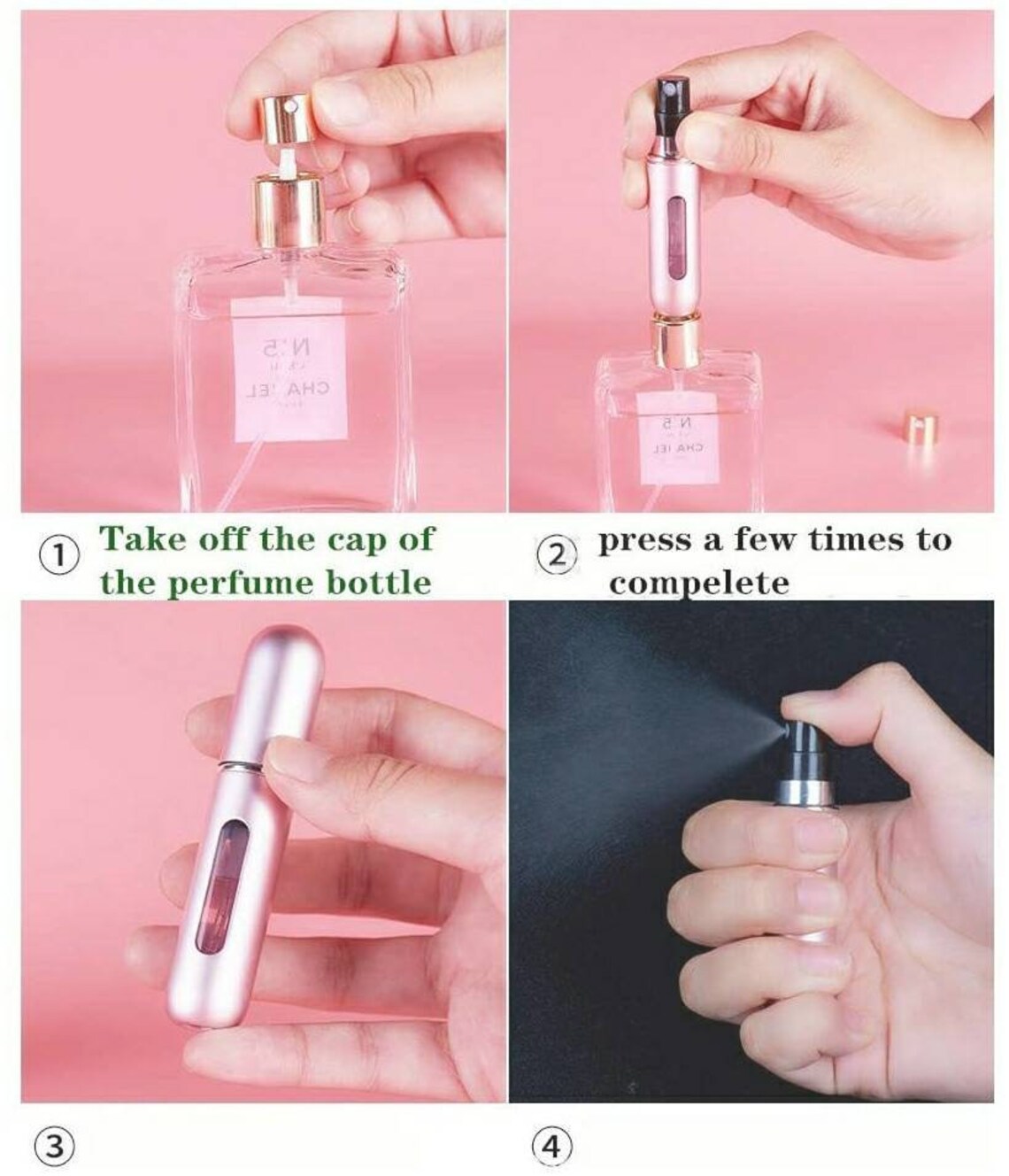 Personalised Perfume Refillable Automiser 5ml Perfect Gift Idea 5 ...