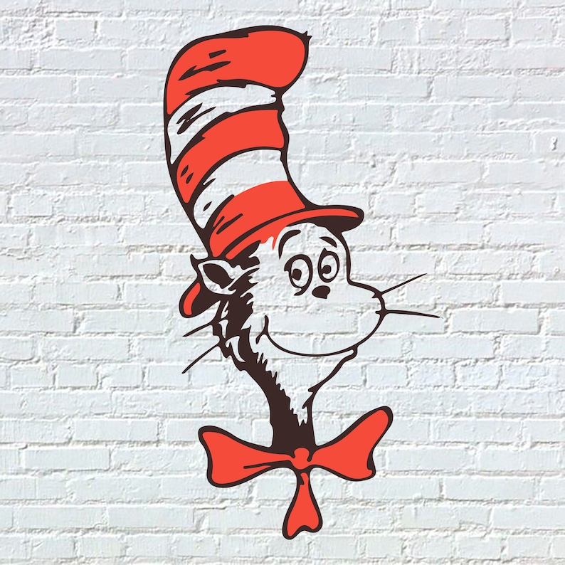 Download Dr Seuss Svg Files For Cricut Dr Seuss Vector Cat In The ...