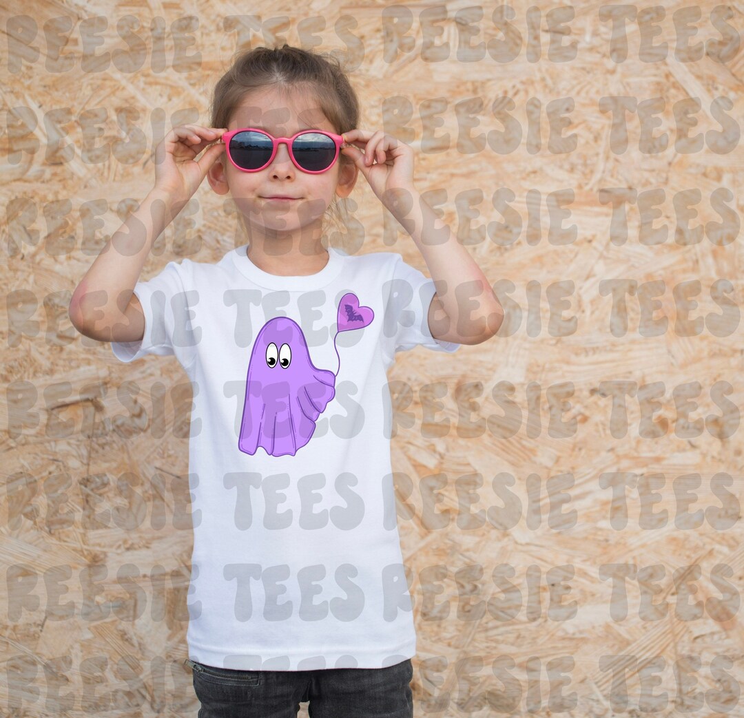 Spooky Pastel Ghost for Sublimation Shirts, Tshirt Designs, Halloween Designs, Kawaii Png