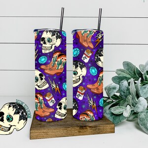 Western disco skull tumbler wrap, punchy western, sublimation, png, instant download, digital, art, disco, skeleton, boho, tumbler designs