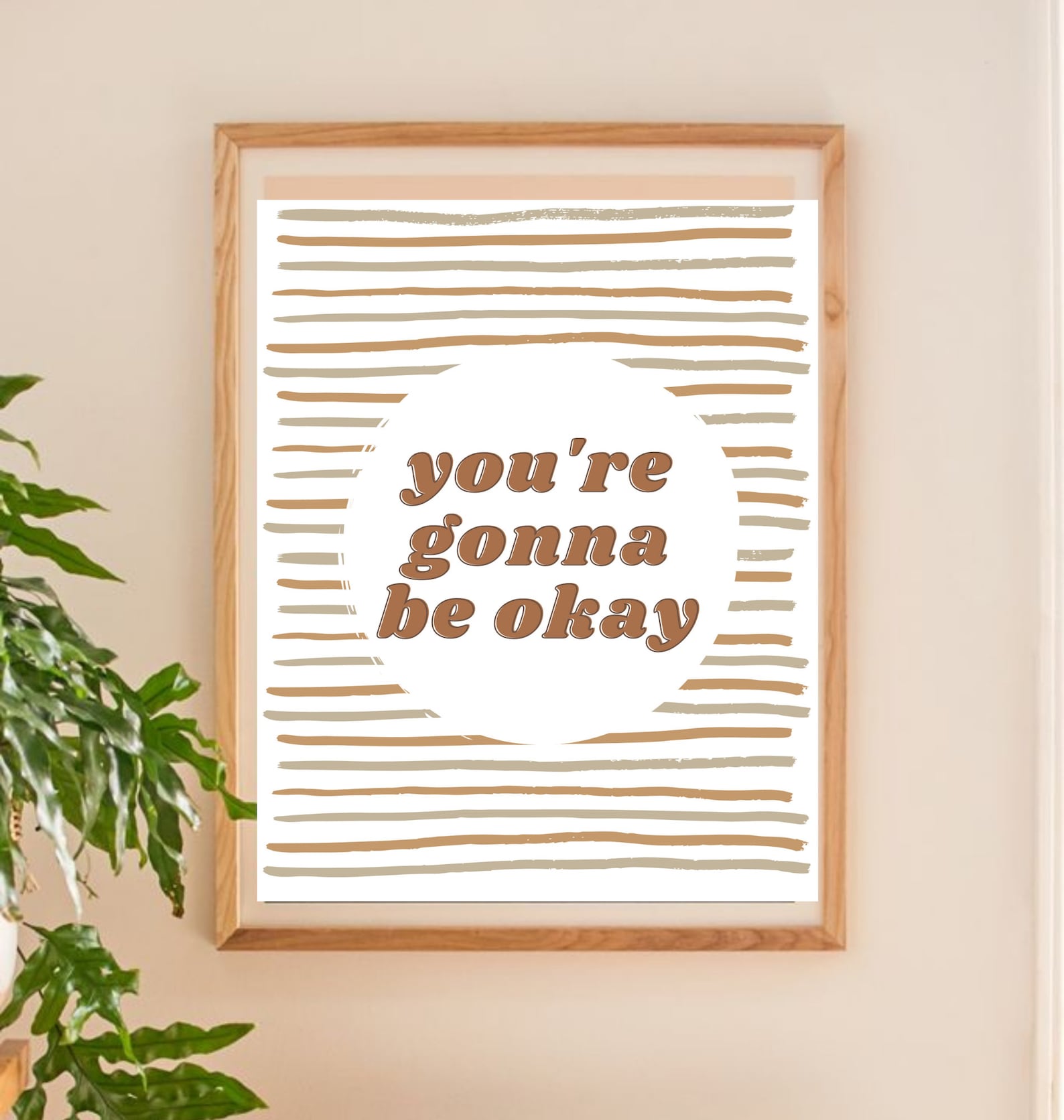 You're Gonna Be Okay Printable Wall Art Digital Print Etsy