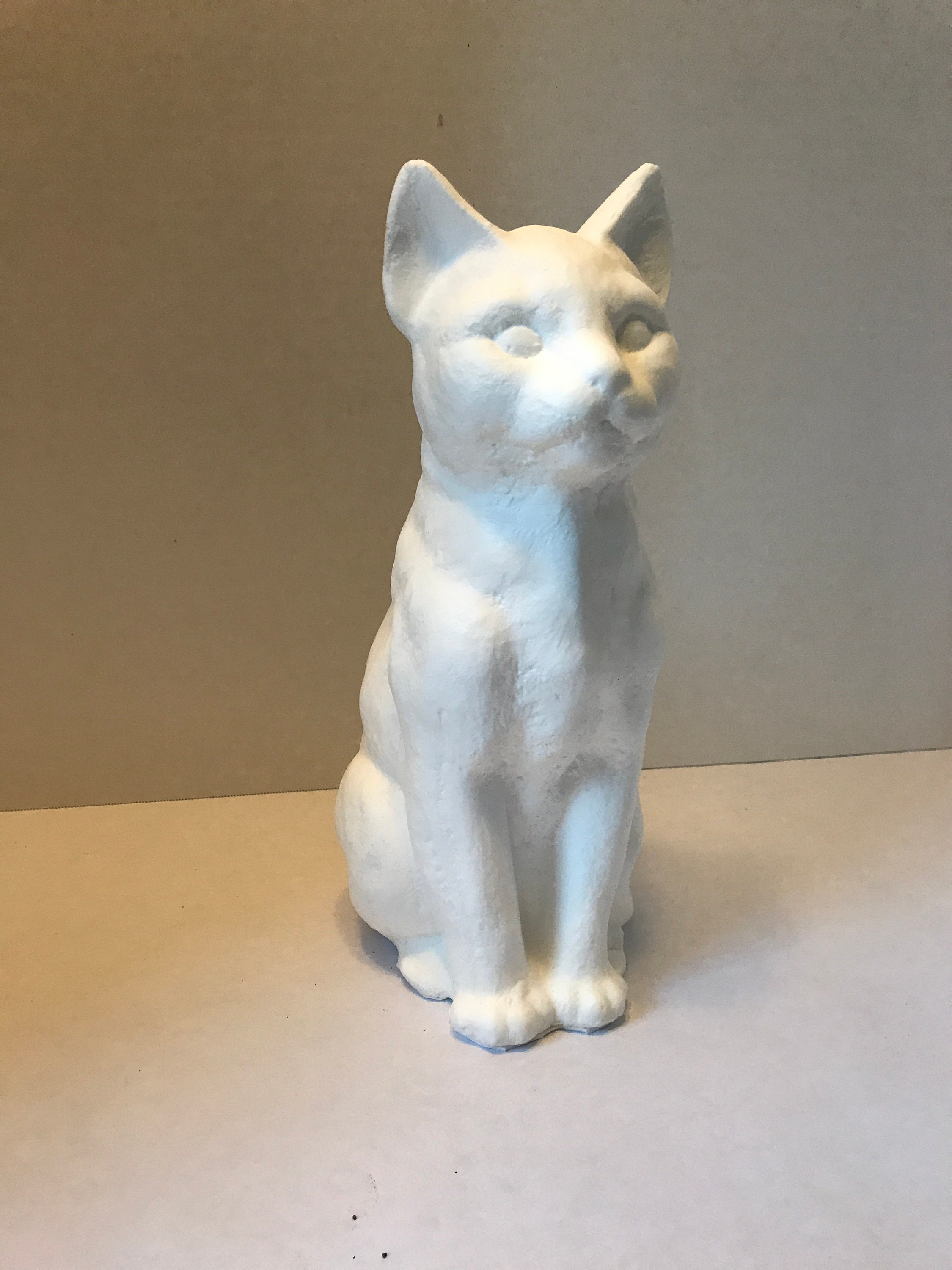 Cat Statue Indoor Outdoor Unpainted Pet Memorial Etsy