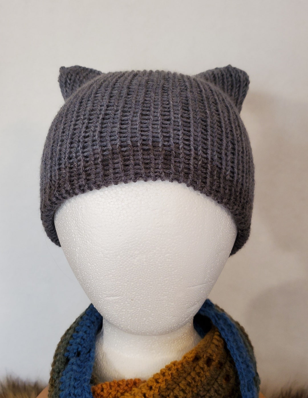Baby Fox Hat Knitting Machine, Kitty Cat Hat, Knitting Machine Tutorial