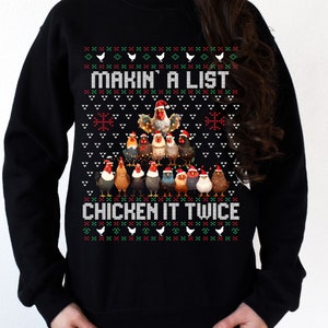 Black Sweater - Making list chicken it twice