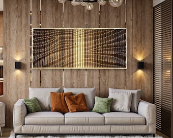 Large Unique Modern Wood Wall Art, Wood Sculpture Art, Wood Wall Art Decor