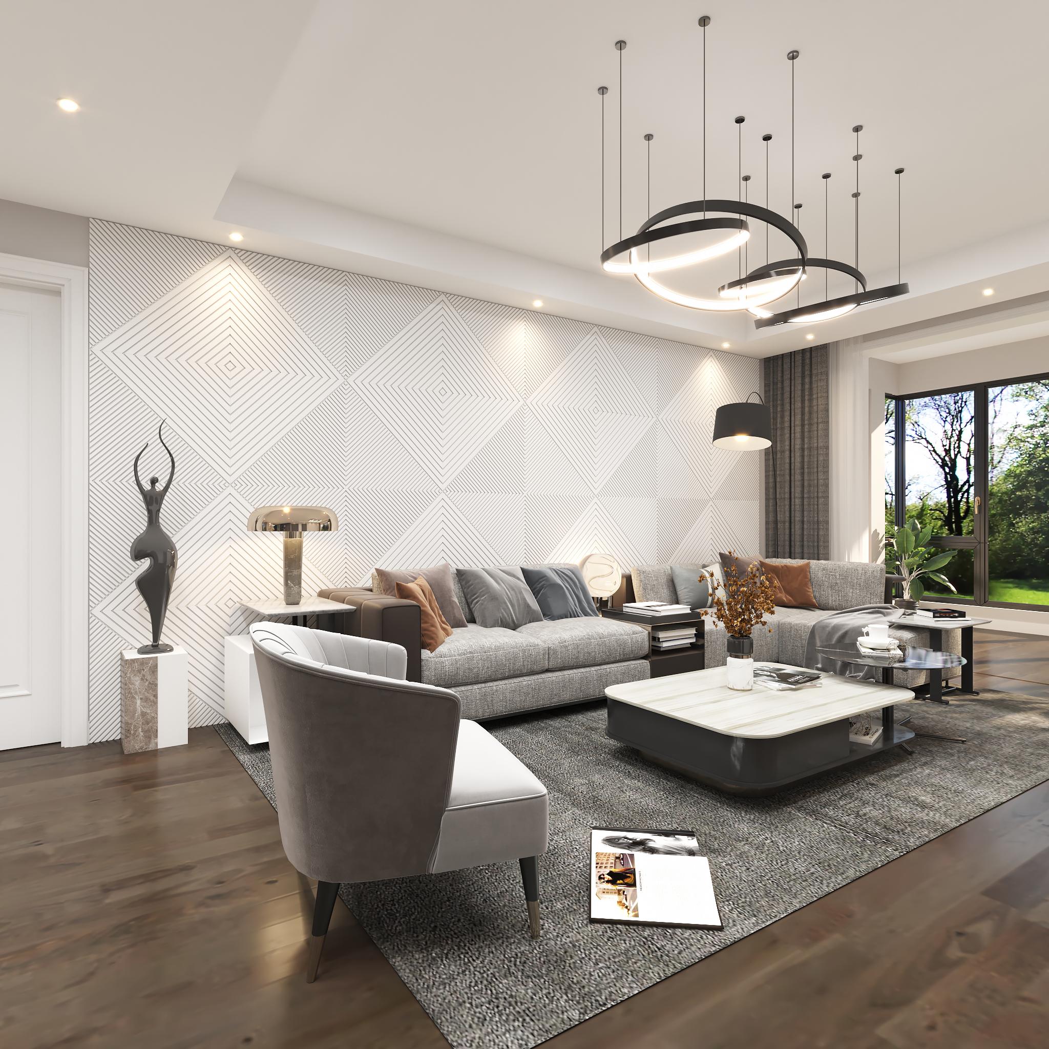 Geometric 3d Wall Panels