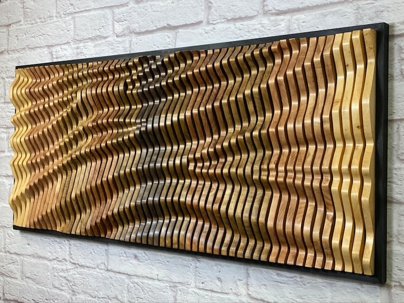 Extra LARGE 100 Solid Wood Wall Art Wooden Sculpture Etsy