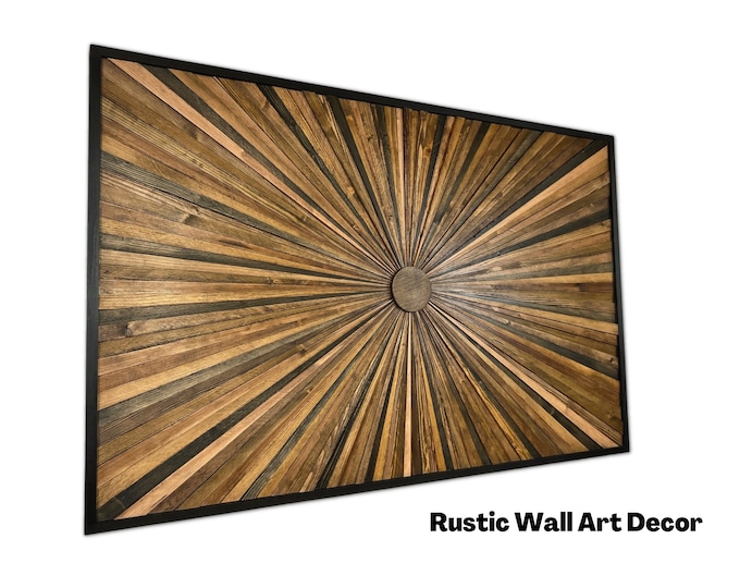 Handcrafted Wood Wall Decor, Modern Abstract Wood Art, Rustic Farmhouse Decor, Wood Wall Art, Modern Abstract Wood Art, Wall Panel, 3D Panel