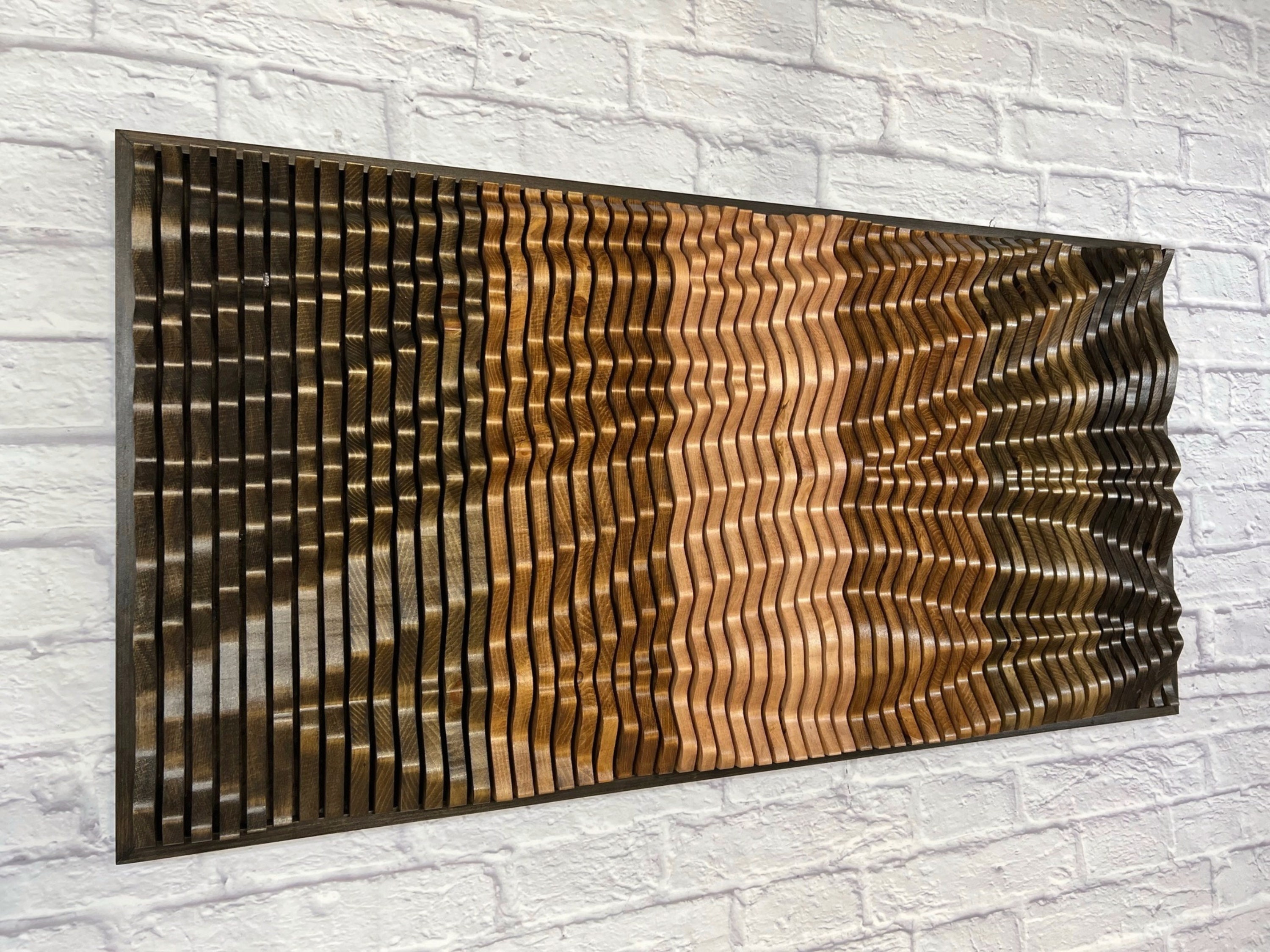 Large Wall Hanging Art Sculpture, Solid Wood Acoustic Large Wall Hanging Art Sculpture, Solid Wood Acoustic