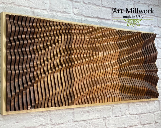 Wood Panel Wall Art, Wood Wall Sculpture, Wood Wall Panel, Wood 3d Panel, Wall Wood Panel, Wood Wall Art Panel, Acoustic Art, Wood Art Panel