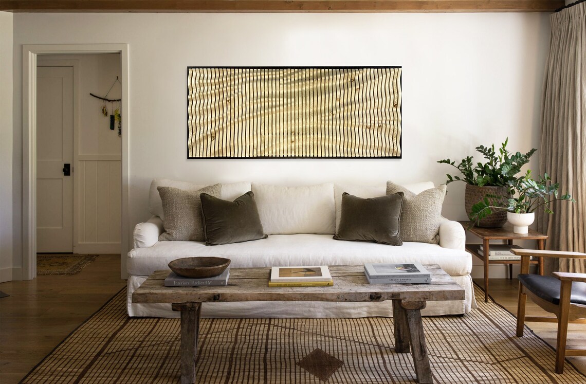 3D Wood Wall Art Wood Wall Art Living Room Modern Wood Wall Etsy