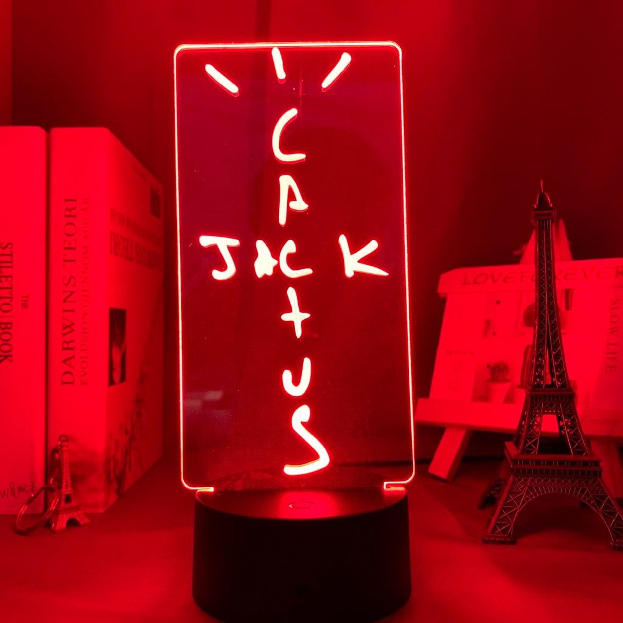 Cactus Jack Neon Light Custom Neon Sign Lights 3d Led Light Etsy Singapore