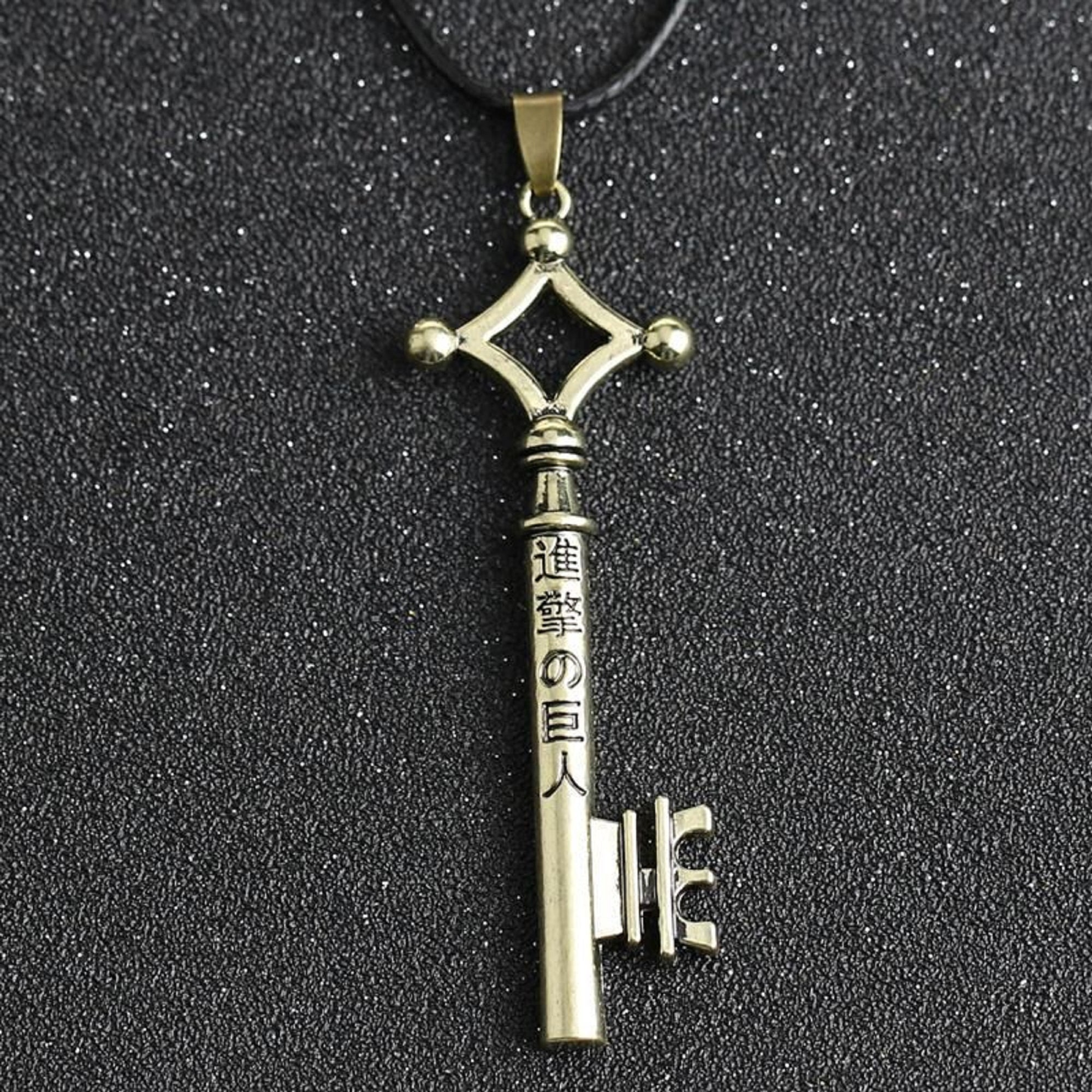 Ataque a Titan Eren Basement Key Necklace Shingeki no Kyoujin Etsy