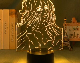 Attack on Titan Pieck Finger 3D Night Light AOT LED Lamp Anime Gifts 3D Illusion Anime Light Birthday Gifts