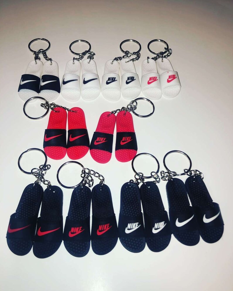 Nike slides keychain Etsy