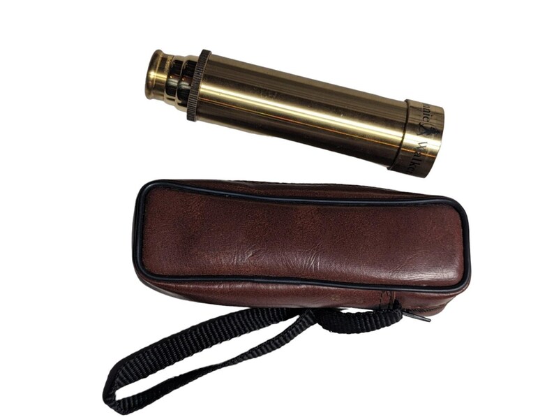 Monocular extensible Johnnie Walker vintage de 25 x 30 mm con estuche, fabricado en Taiwán. imagen 7