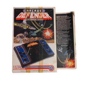 1982 Entex Arcade Defender Electronic Handheld Game Tested Working Collectible