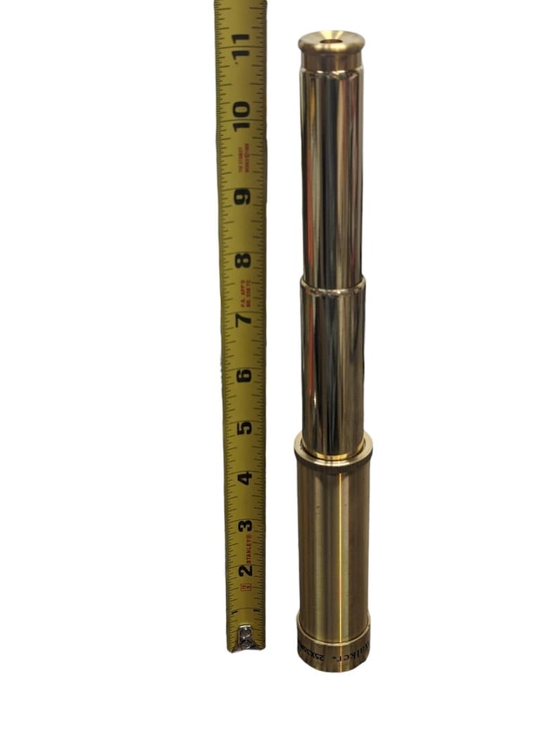 Monocular extensible Johnnie Walker vintage de 25 x 30 mm con estuche, fabricado en Taiwán. imagen 2