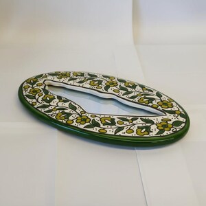 Handmade Ceramic Palestine Map Silhouette Wall Mirror image 9