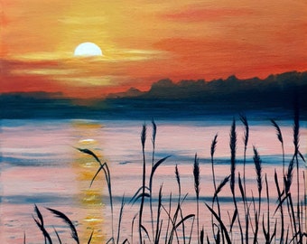 Dusk till Dawn, Acrylic on canvas
