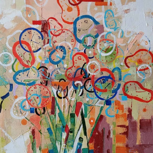 絵画「ロビン」/油絵/キャンバス/ハンドメイド/壁飾り/インテリア