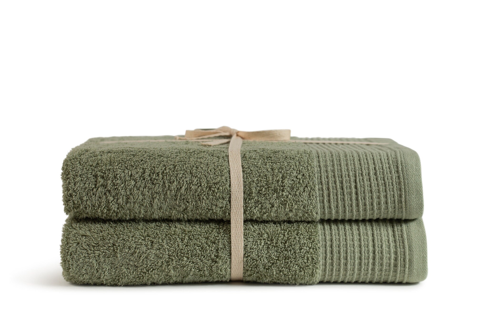 100 Organic Cotton Green Towels hand Towels Bath Towels Bath Sheets Gift Ribboned Set Etsy Ireland