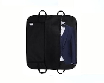 40" Foldable Waterproof Heavy Duty Garment Cover Travel Bag with Handles, Coat Garment Bag