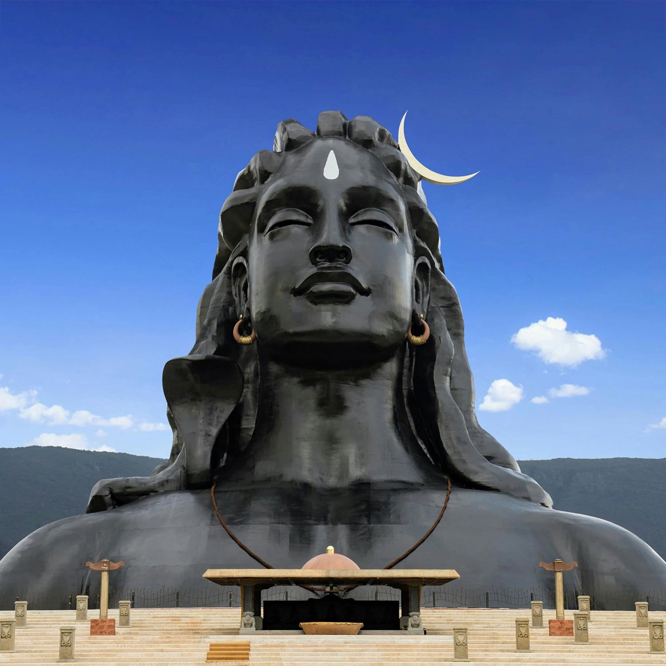 Miniature Statue Adiyogi Statue 4 Inch Source of Positivity and